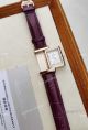 Copy Jaeger-LeCoultre Reverso One Monoface Quartz Watches Rose Gold Blue Ladies (3)_th.jpg